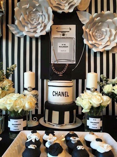 cheap chanel party decorations|chanel theme party ideas.